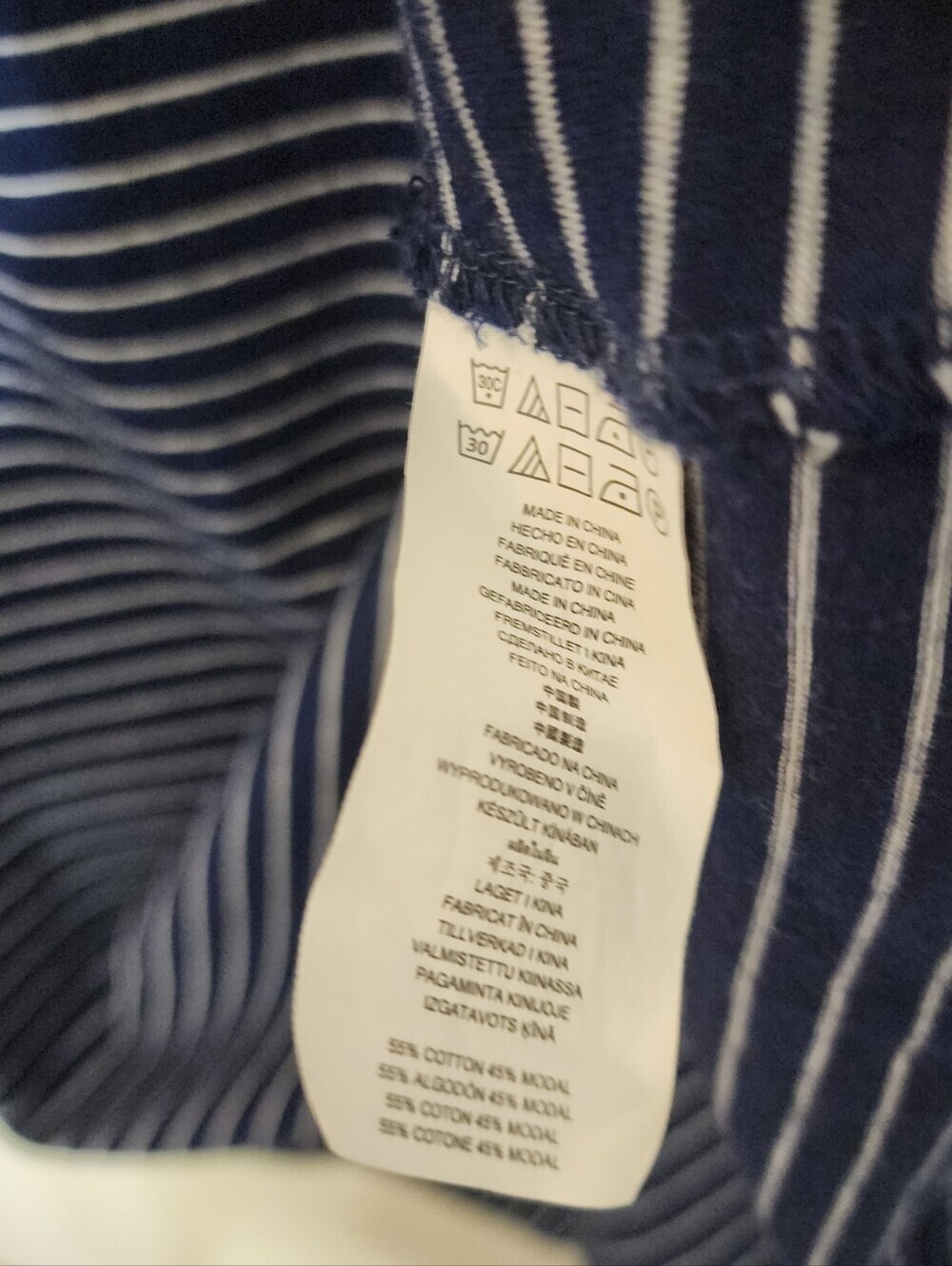 Michael Kors Women's Top Nautical Stripe Zip Shoulders Size L Sleeveless Coastal - Picture 5 of 6
